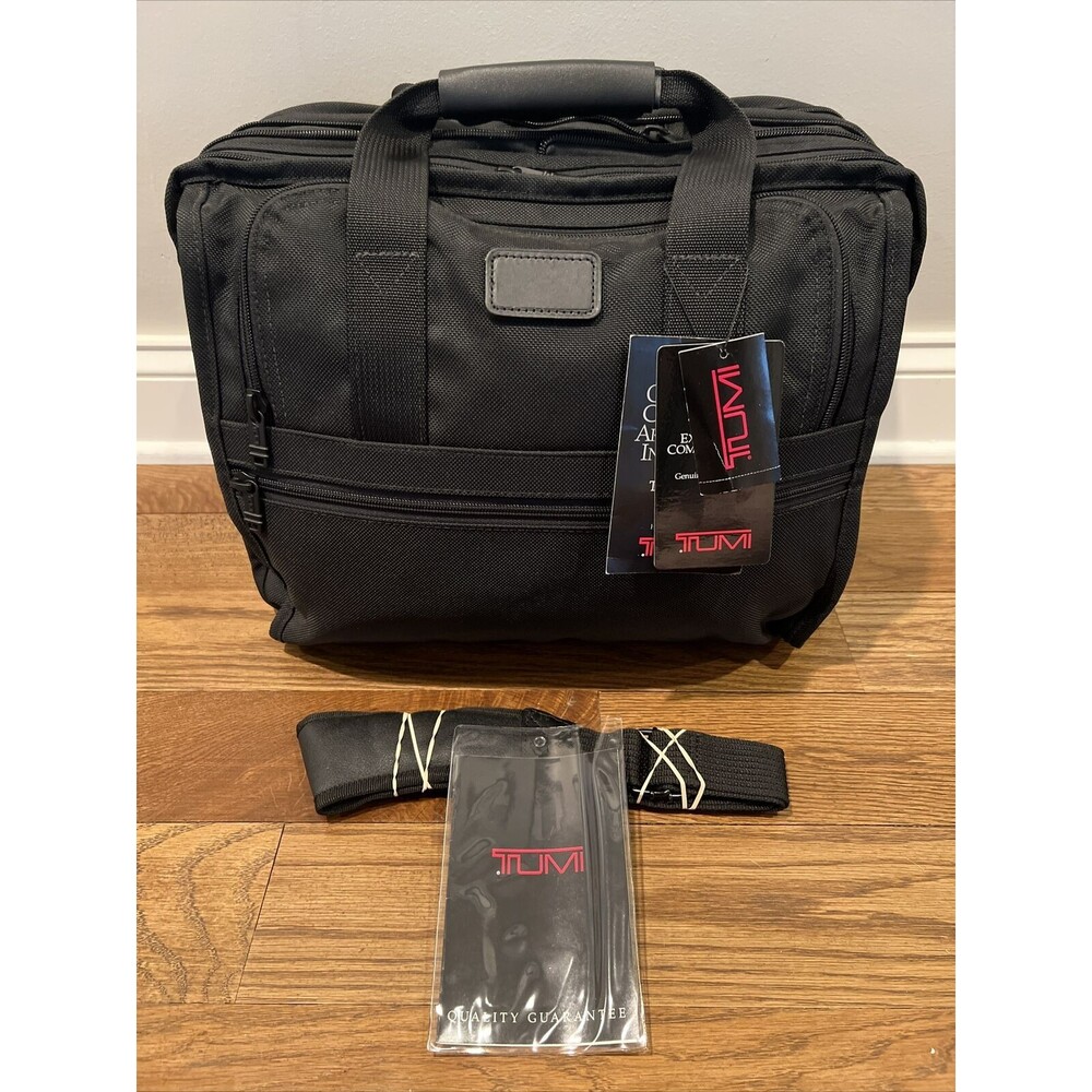 Brand New Tumi Deluxe SafeCase Expandable Computer Brief Case Ballistic Nylon